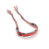 Woven trançada pulseira Retro Handmade Bohemian Tópico Pulseira Boho Multicolor Corda Cordão Hippie Amizade pulseiras