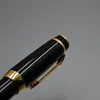 Luxury Bohemies-serien Classics Black Resin Rollerball-penna Rullebollspennor Brevpapper Skriva kontorsmaterial med diamant och serienummer på klämman