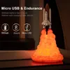 3D-printing lamp raket elektronische geschenken vreemde nieuwe creatieve producten decoratie led nachtlampje Preferred gift raket stijl