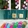Flower 4 meter heart dots paper Flag Party bell garland Decoration Banner Bunting for birthday wedding event 5cm diamter DHL