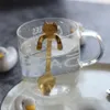 Nueva cuchara para té y café de acero inoxidable, Mini gato con mango largo, cuchara creativa, herramientas para beber, utensilios de cocina, vajilla