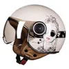 BEON Retro Capacete Da Motocicleta Do Vintage Café Piloto Classicfashion Chopper Crash Capacete De Moto Moto Para Motocicleta