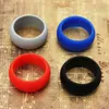 Wedding Rings 10pcs/lot Rubber Finger Set For Women Engagement Jewelry Anillos Mujer Crossfit Bands Silicone Men Gift JZ301275Q