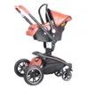 Baby Stroller Fashion Luxury 3 Designer in 1 Travel System Folding Combo 360 Degree Swivel &car Seat Brand Comfortale Soft Suit elastic