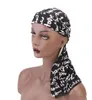 2019 New Fashion Camouflage Print Men's Durags King's Durag Turban Bandanas Stitching Outside Men Durag Headwear Headband Pirathatt Hår