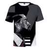 E-Baihui 3D Nipsey Hussle Baskı T Shirt Yaz T-Shirt Kadınlar / Erkekler Giysileri Rahat 2021 Yeni Kısa Kollu Amerika Tişörtleri Artı Boyutu 4XL