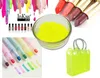 10g per color Mixed 10 colors Fluorescent Powder Pigment for Paint Cosmetic Soap Neon powder Nail Glitter