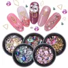 3D Nail Art Rhinestones Metal Rivet Beads Studs Mixed Size Nail Art Decoration Accessories Stones Decors DIY Tips