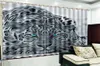 Atacado 3d Blackout Curtain Ajuelhando Tiger Sala belo quarto Cortinas blackout práticas