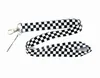 Hela 200st Black and White Checkered Lanyard Keyring Strap Keychain4536339