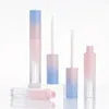 Vazio Tubo Lip Gloss rosa azul do inclinação Lip Glaze tubo DIY Batom Cosmética Embalagem 50pcs contentores / lot