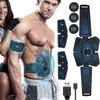 Muscle abdominal Stimulateur formateur EMS Fitness Equipment muscles Accessoires d'entraînement électrostimulateur exercice à la maison J1756