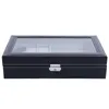 multifunctionele koffers zonnebril high-end bril zonnebril Organizer Case vergrendeld Horloge Display Houder O281C