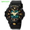 Sanda gloednieuwe mannen kijken LED Digitale waterdichte polshorloge Fashion G Casual Military Sport Watches Relojes Hombre1513621