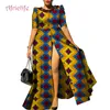 服2019女性のためのアフリカのドレス因果プリントロングドレスバジンリッチダシキ女性アフリカの伝統服wy4209