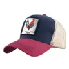 Cockcap Baseball Caps Rooster Embroidery Hats Men Snapback Breathable Mesh Bones Streetwear Cock Trucker Cap Women