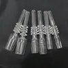 10mm 14mm 18mm Quartz Tip Smoking Accessories for Mini Nectar Collector Kit Quartzs Nail Dabber Filter Tip Free Shiping GQB19-21