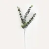 인공 식물 부드러운 플라스틱 유칼립투스 녹색 식물 지점 홈 장식 가짜 식물 잎 웨딩 장식 시뮬레이션 분재 LJJA3052