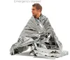 屋外の防水緊急サバイバル救助毛布の箔熱空間救急の援助スリバー救助カーテンミリタリーブランケット2019