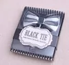 Atacado quente Black Tie Design Red Wine Bottle Opener Laço Saca-rolhas Groomsmen Presente de Casamento Favores SN2516