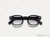 SUPER-kwaliteit Johnny Depp kleurvoeding zonnebril UV400 L M S Maten retro-vintage mos pure-plank bril goggles occhiali da sole full-set ontwerpkast