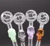 4 Color Skull Glass Pipes Pyrex Smoking Handle 5.5 Inch Pipes High quality oil burner tube