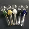 Calabash Glass Oil Burner Pipes Color Changing Pipe Mini Hand Blown Recycler Best