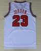 Barato # 33 Scottie Pippen jersey 91 Dennis Rodman Rojo Negro Blanco Retro Baloncesto Jersey Bordado Logos Ncaa College