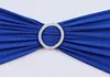 Métallisé Or Argent Spandex Chaise Ceintures Bandes Bleu Royal Violet rose Couverture De Chaise Sash Chaise De Fête De Mariage Decor290A