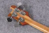 4 snaren bas natuurlijk hout 4003 ric Elektrische basgitaar Neck Thru Body One PC Neck Body Goede binding Body Mono- en stereo-uitgang