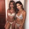 Сексуальное нижнее белье Ellolace Sexy Toolsear Shiny Push Up Women Lingerie Brab Braw Sets Underwire Bralette и Panties Fashion Sets Cx200315f