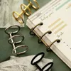 DIY Metal Clip 3 Holes Ring for Notebook Loose Leaf Diary Po Binding7125828