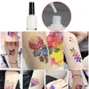 1PC 15 ml Glitter Tattoo Tattoo Gel dla długotrwałego tymczasowego tatuażu ciała farba Art Kosmetyka Keeper Nietoksyczny brokat Paint1663702