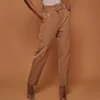 Pantaloni casual a vita alta Pantaloni a gamba dritta con cintura autunnale Pantaloni da donna da ufficio Pantaloni da donna1