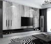 Custom Modern simplicity Photo 3D Mural Wall Paper For Living Room Wallpaper Marbling TV Background Home Decor waterproof