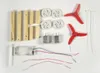 Wetenschapsexperiment Speelgoed dubbele vleugel elektrische auto basisschoolleerlingen wetenschap technologie kinderen Handgemaakte kleine uitvinding