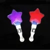 Creative Five Pointed Star Flashing Stick Cartoon Glowing Sticks LED Lighting Kids Toys Christmas Party Concert Supplies