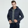 Ultra Light Down Płaszcz Mens Winter Jucika Bluzy Zagęsz się w Parkas Autumn Owezyjna Ziemia Odzyski