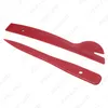 6pcs Red DIY Auto Door Radio Panel Dash Trim Rimozione della leva Strumenti di apertura Set Kit di strumenti di riparazione auto Utensili manuali in plastica # 5765185n