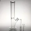 Bongs en verre de 12 pouces Bongs droits clairs épais pyrex pyrex de narguilé enivrant le percolateur de bol de bol de bol de bol de bol de basse