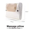 Relaxation Massage Pillow Car And Home Electric Massager Shoulder Neck Infrared Heating Massage Relaxation Body Massageador9346720