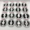 Long Dramatic Mink Lashes 3D Mink Eyelash 5D 25mm Lång tjock Mink Lashes Handgjorda False Eyelash Eye Makeup Maquiagem 8D ​​Series 16 stilar