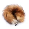 Fanala Drop Real Red Fox Tail Anal Plug Metal Butt Plug Animal Cosplay Tail Erotic Sex Toy For Par 1988039039 T4013212