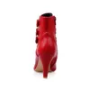 Hot Sale-Neue Schuhe Damen Stiefel High Heels Stiefeletten Spitzschuh Schnalle Martin Stiefel Reißverschluss Damenschuhe Weiß Große Größe 44 45 10 11