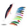 HENGJIA 400 adet wobblers 10.5 CM 11.1G 4 # kanca minnow Sert Yemler Plastik pike Balıkçılık lures isca yapay sazan Balıkçılık ücretsiz nakliye mücadele