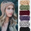 ФЕДЕРАЛ ЕХПРЕСС НОВОГО оголовье ТРИКОТАЖНАЯ Headwrap лента для волос способа женщин крючок акрилового пестрой ободки зима теплых волосы девочка аксессуары