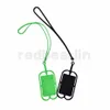 Siliconenlanchards Ketting Sling Kaarthouder Strap Sleutelhanger voor iPhone Samsung Huawei Universele Mobiele Telefoon