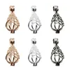 10 pezzi Multicolor Pearl Cage Locket Pendants Trendy Aromatherapy Drop Drop Essential Olio Essenziale Neccone Locket per gioielli fai -da -te