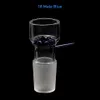 Толстая чаша для стеклянных бонговых скользких скользких сколов воронки трубы бонги курение цвет розовые чашки оптовик нефтяные чашки 14 мм 18 мм слайд синий