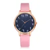 Montre femme mode Simple Quartz montres Sport bracelet en cuir décontracté dames montres femmes Reloj Mujer robe cadeau